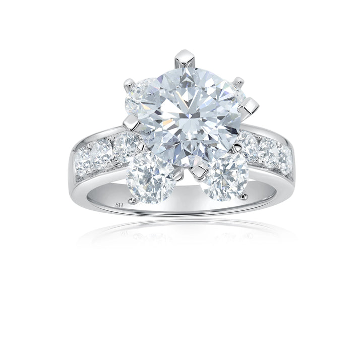 Blossom Diamond Engagement Ring - W0882