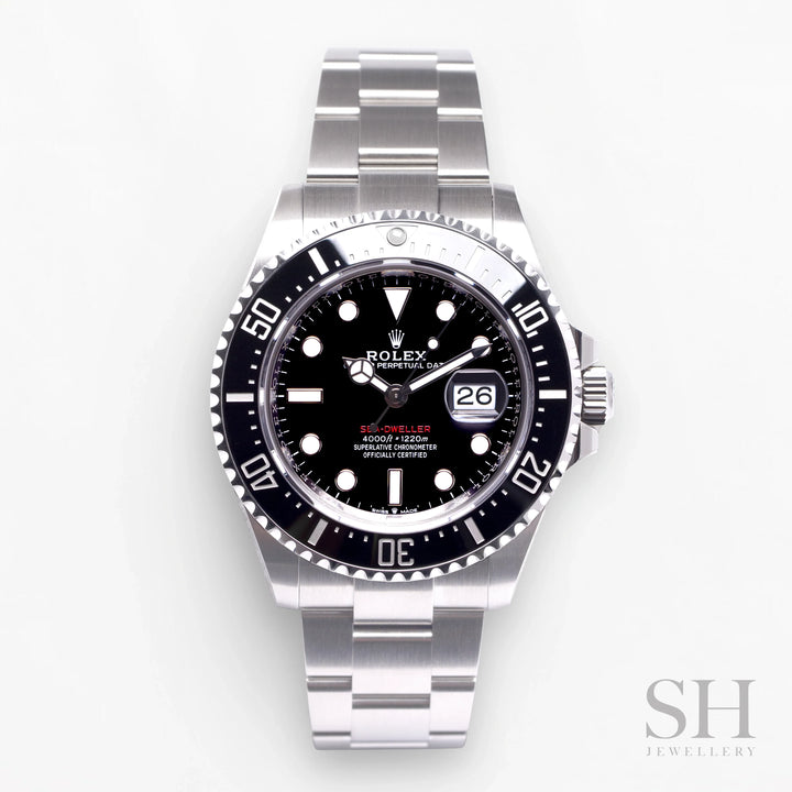 Rolex Sea-Dweller 43mm Steel Black Dial Button Markers 2024 Ref m126600-0002 (#753)