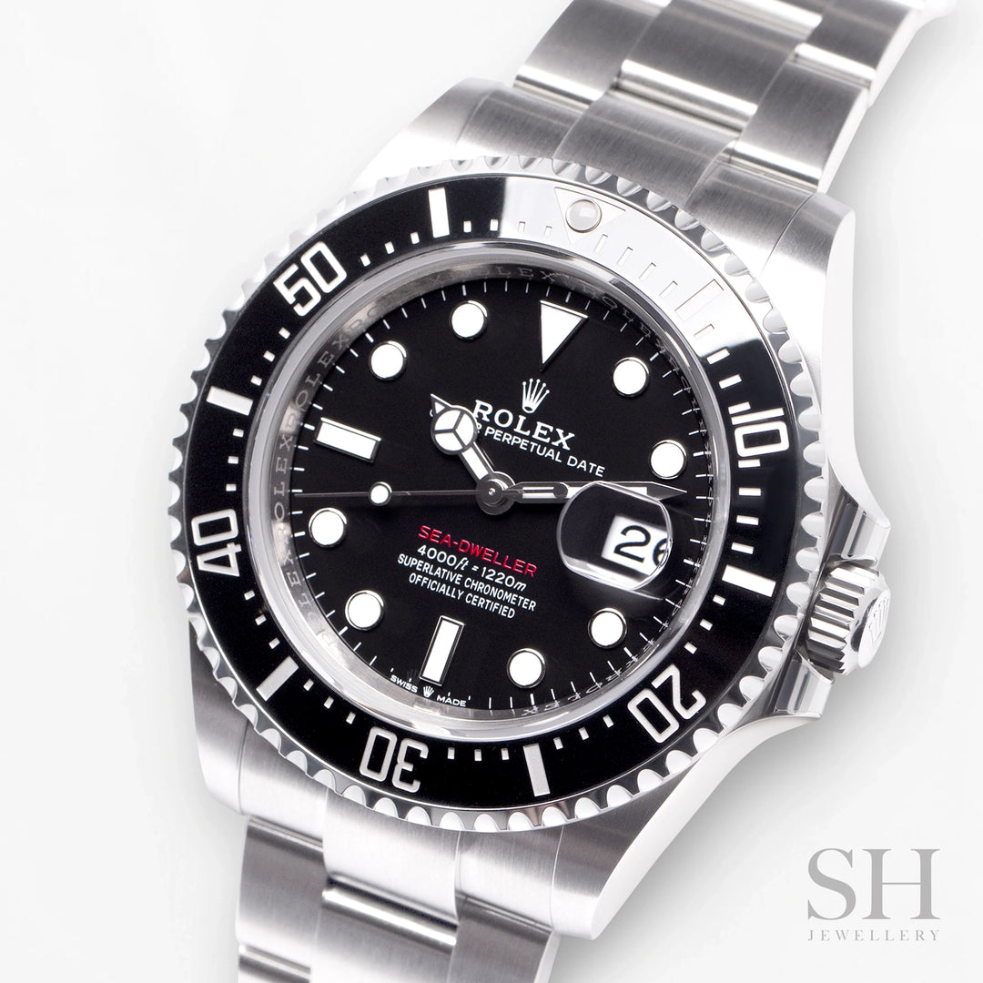 Rolex Sea-Dweller 43mm Steel Black Dial Button Markers 2024 Ref m126600-0002 (#753)