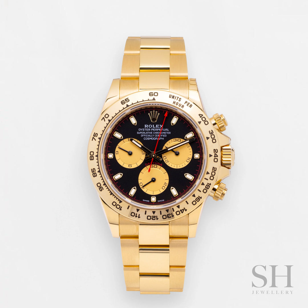 Rolex Cosmograph Daytona 40mm 'Paul Newman' YG Black Dial Stick Markers 2023 Ref m126508-0002 (#443)