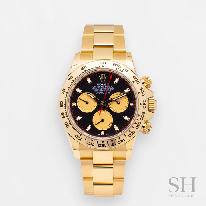 Rolex Cosmograph Daytona 40mm 'Paul Newman' YG Black Dial Stick Markers 2023 Ref m126508-0002 (#443)