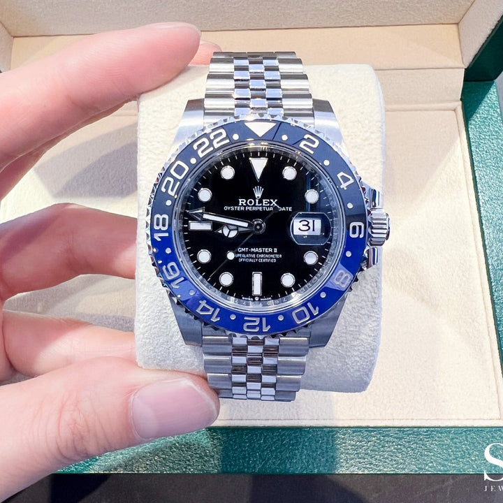 Rolex GMT-Master II 40mm 'Batgirl' Steel Black Dial Button Markers 2025 Ref m126710blnr-0002 (#927)