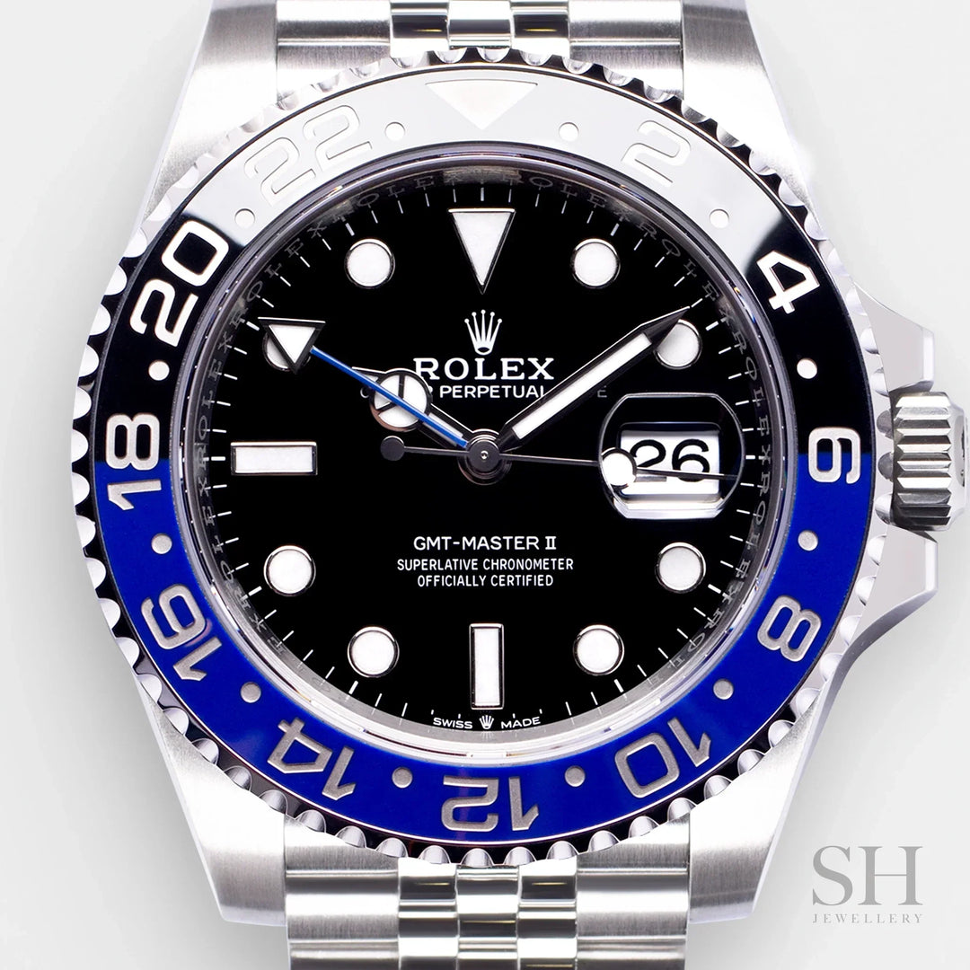 Rolex GMT-Master II 40mm 'Batgirl' Steel Black Dial Button Markers 2025 Ref m126710blnr-0002 (#898)