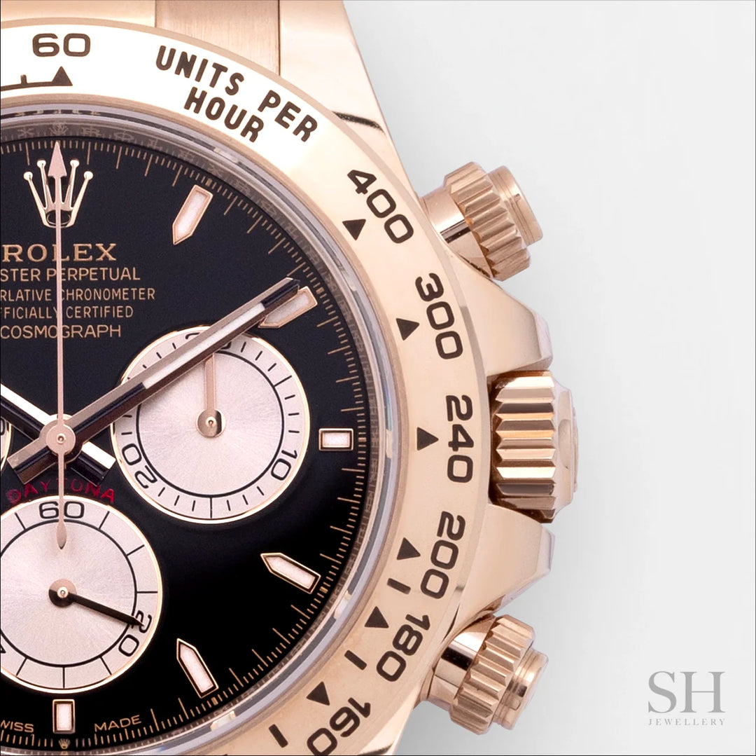 Rolex Cosmograph Daytona 40mm RG Black Dial Stick Markers 2025 Ref m126505-0001 (#895)