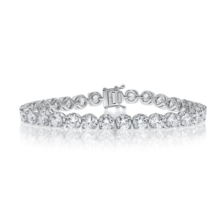 18kt Gold Classic Diamond Tennis Bracelet 10.85ct - W0961
