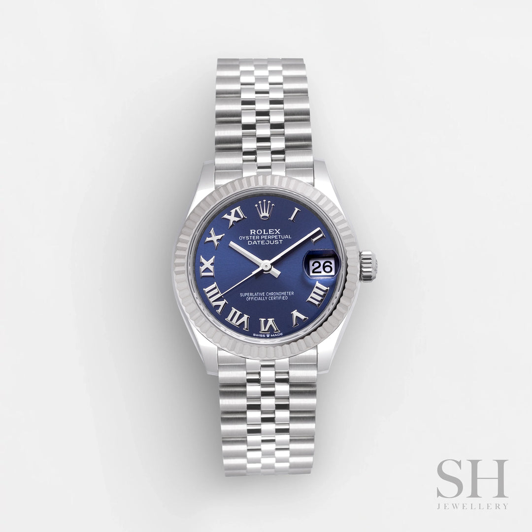 Rolex Datejust31 31mm Steel/WG Blue Dial Numeral Markers 2025 Ref m278274-0034 (#863)