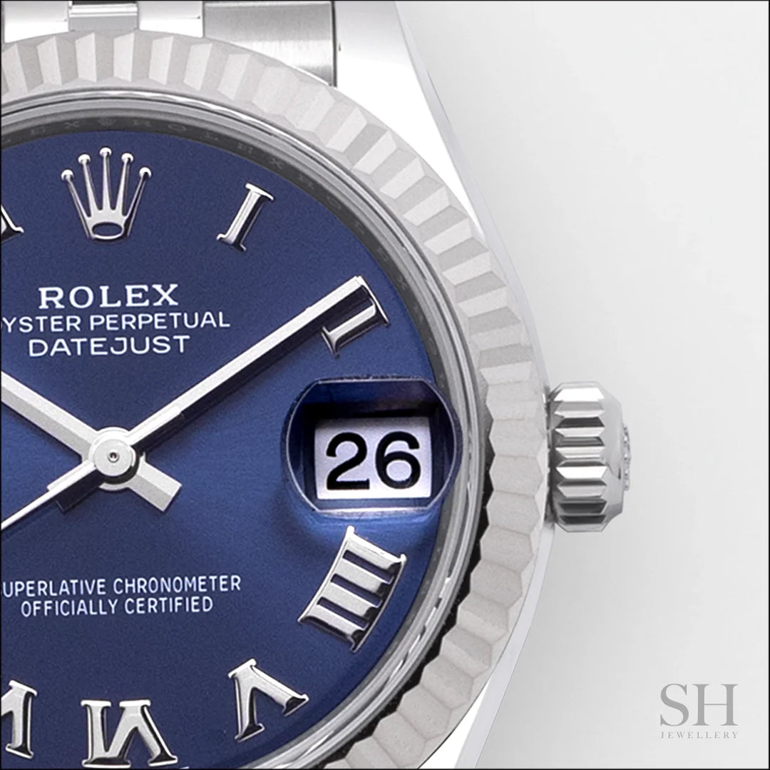 Rolex Datejust31 31mm Steel/WG Blue Dial Numeral Markers 2025 Ref m278274-0034 (#863)