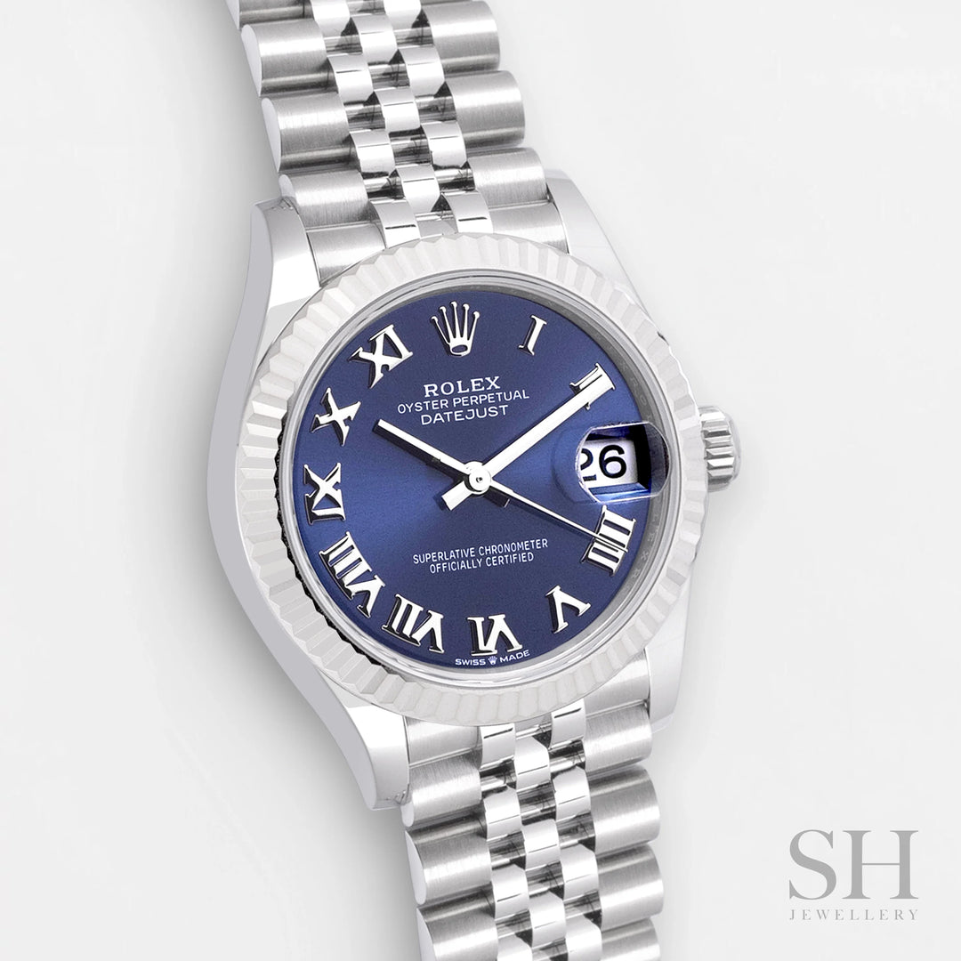 Rolex Datejust31 31mm Steel/WG Blue Dial Numeral Markers 2025 Ref m278274-0034 (#863)