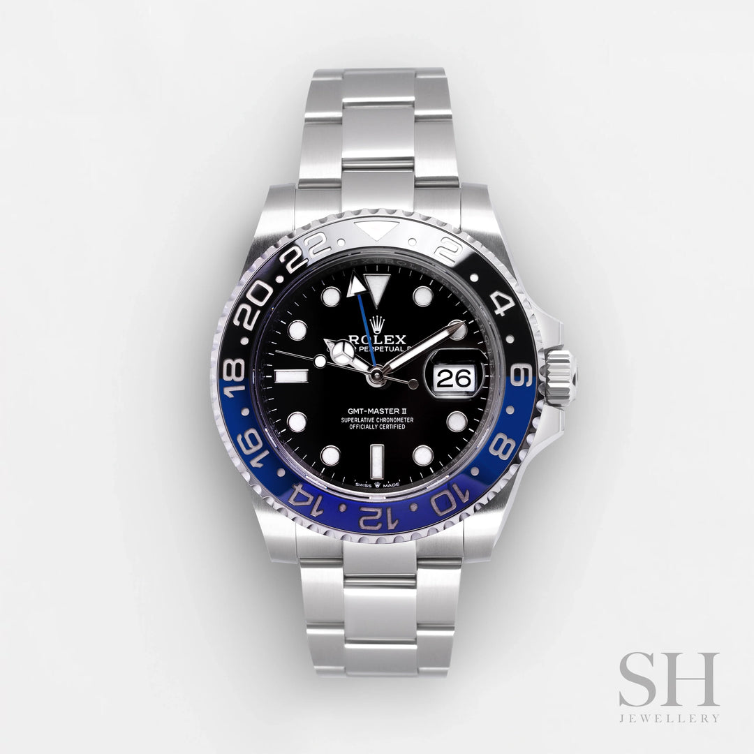 Rolex GMT-Master II 40mm 'Batman' Steel Black Dial Button Markers 2024 Ref m126710blnr-0003 (#838)