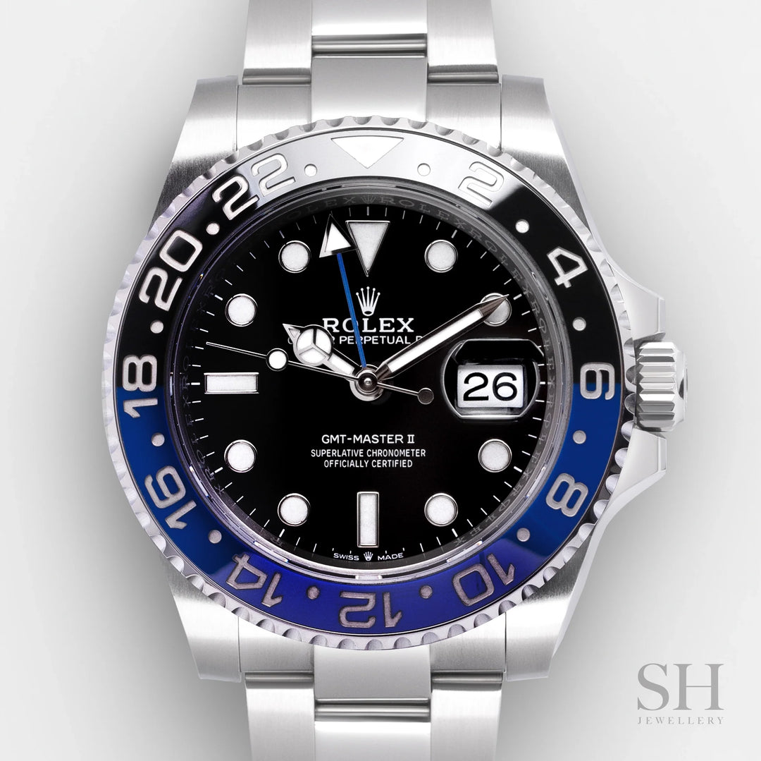 Rolex GMT-Master II 40mm 'Batman' Steel Black Dial Button Markers 2024 Ref m126710blnr-0003 (#838)