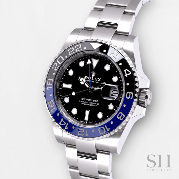 Rolex GMT-Master II 40mm 'Batman' Steel Black Dial Button Markers 2024 Ref m126710blnr-0003 (#838)