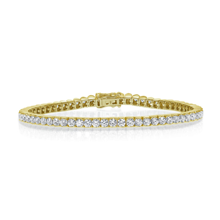 Floating Diamond Tennis Bracelet (3.88ct) - W0950