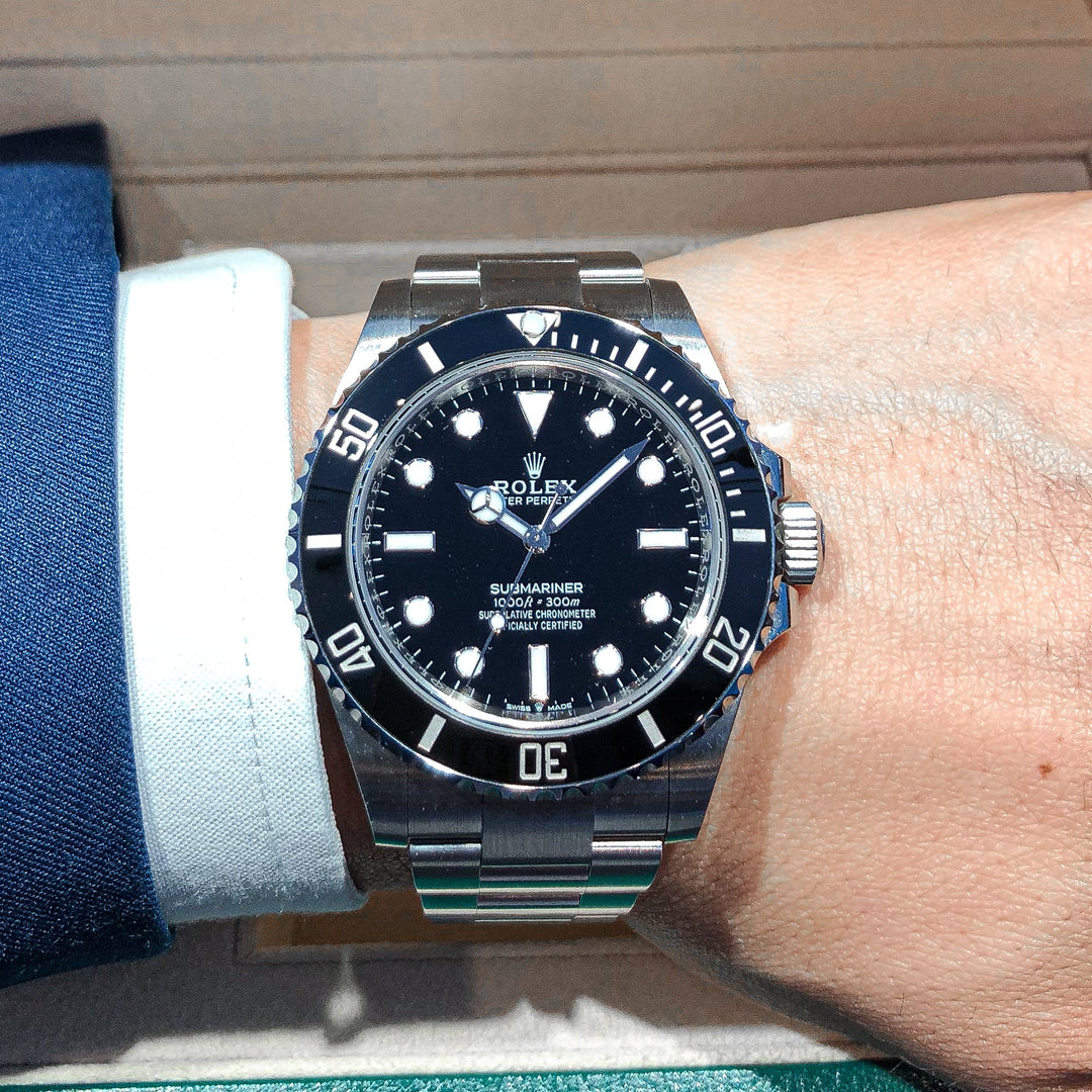 Rolex Submariner-NoDate 41mm Steel Black Dial Button Markers 2025 Ref m124060-0001 (#904)