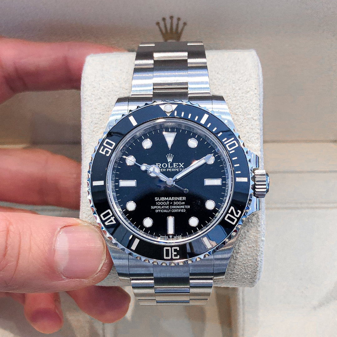 Rolex Submariner-NoDate 41mm Steel Black Dial Button Markers 2025 Ref m124060-0001 (#901)