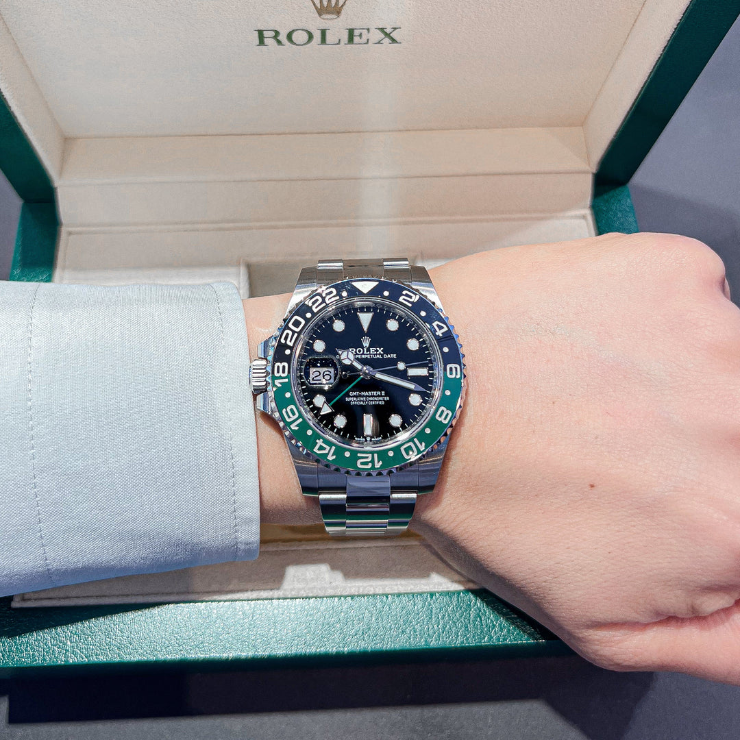 Rolex GMT-Master II 40mm 'Sprite' Steel Black Dial Button Markers 2024 Ref m126720vtnr-0001 (#667)