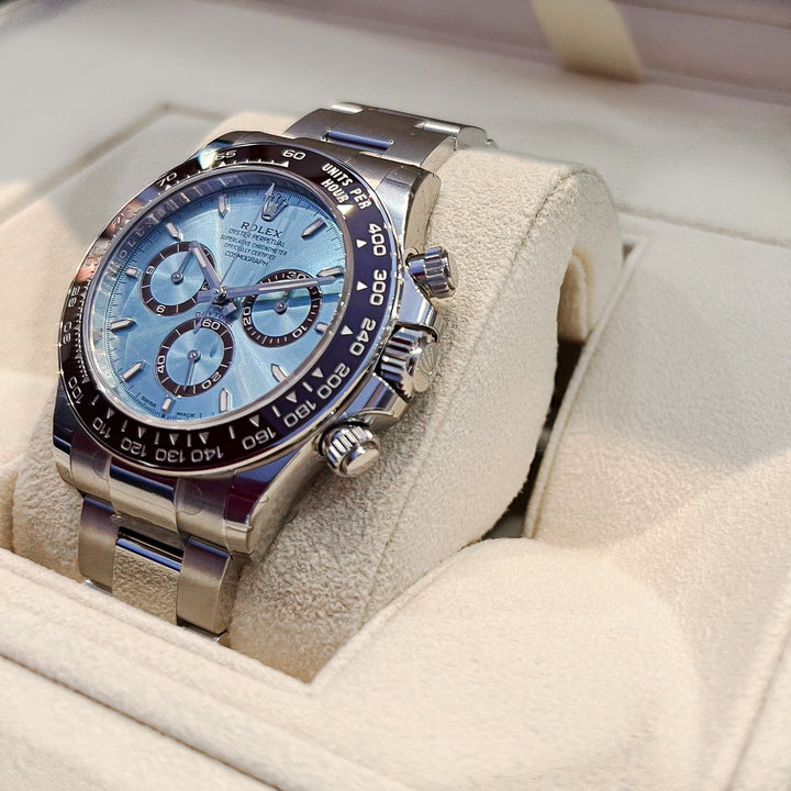 Rolex Cosmograph Daytona 40mm Plat Ice-Blue Dial Stick Markers 2024 Ref m126506-0001 (#699)