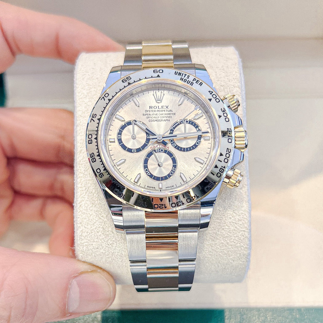 Rolex Cosmograph Daytona 40mm Steel/YG Champagne Dial Stick Markers 2025 Ref m126503-0004 (#871)