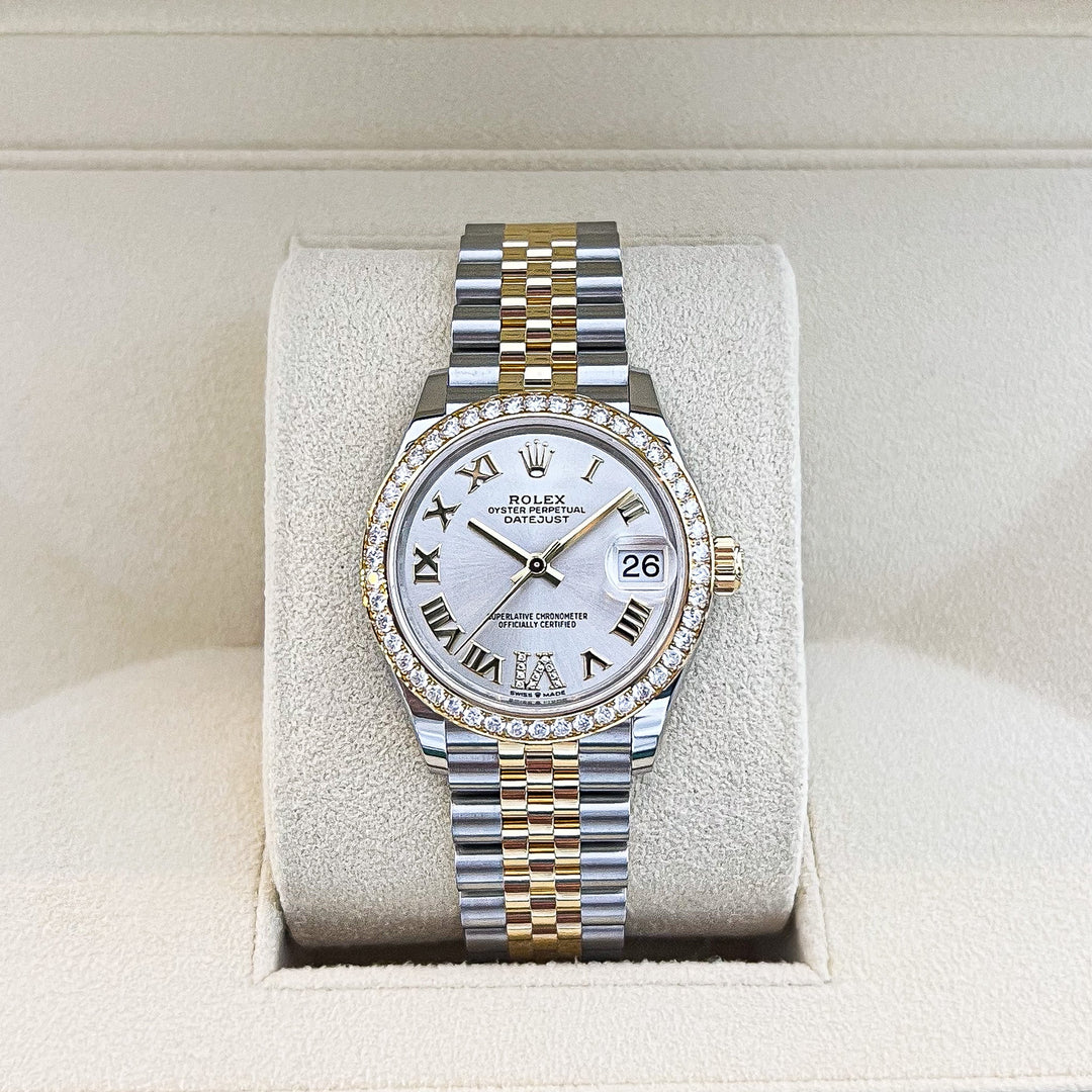 Rolex Datejust31 31mm Steel/YG Silver Dial Numeral Markers 2024 Ref m278383rbr-0004 (#756)