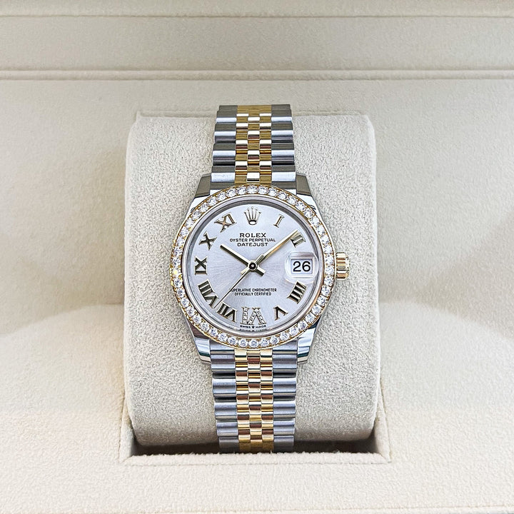 Rolex Datejust31 31mm Steel/YG Silver Dial Numeral Markers 2024 Ref m278383rbr-0004 (#756)