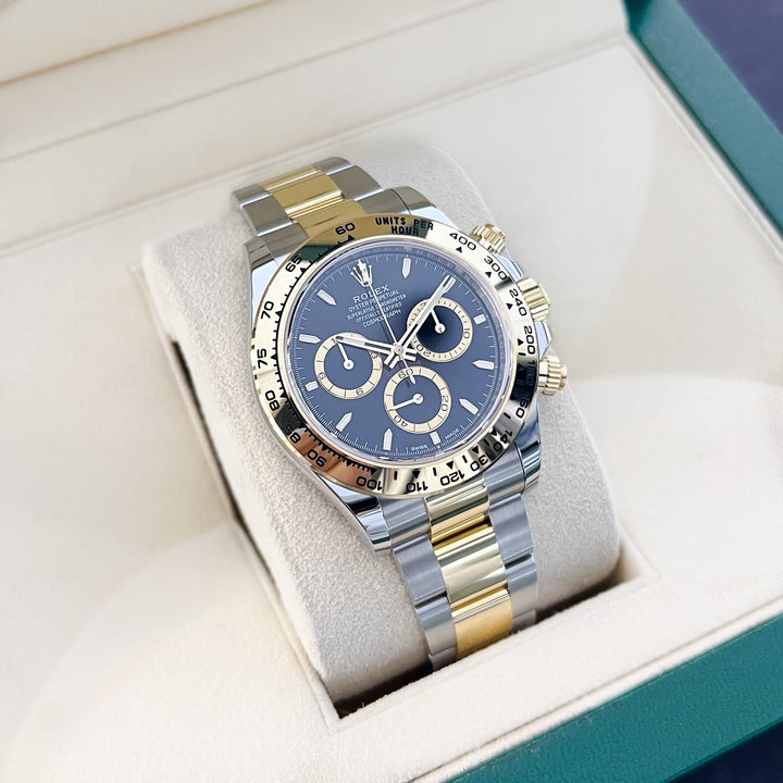 Rolex Cosmograph Daytona 40mm Steel/YG Black Dial Stick Markers 2024 Ref m126503-0003 (#780)