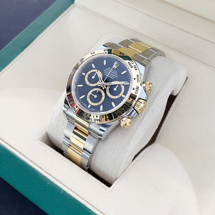 Rolex Cosmograph Daytona 40mm Steel/YG Black Dial Stick Markers 2024 Ref m126503-0003 (#780)