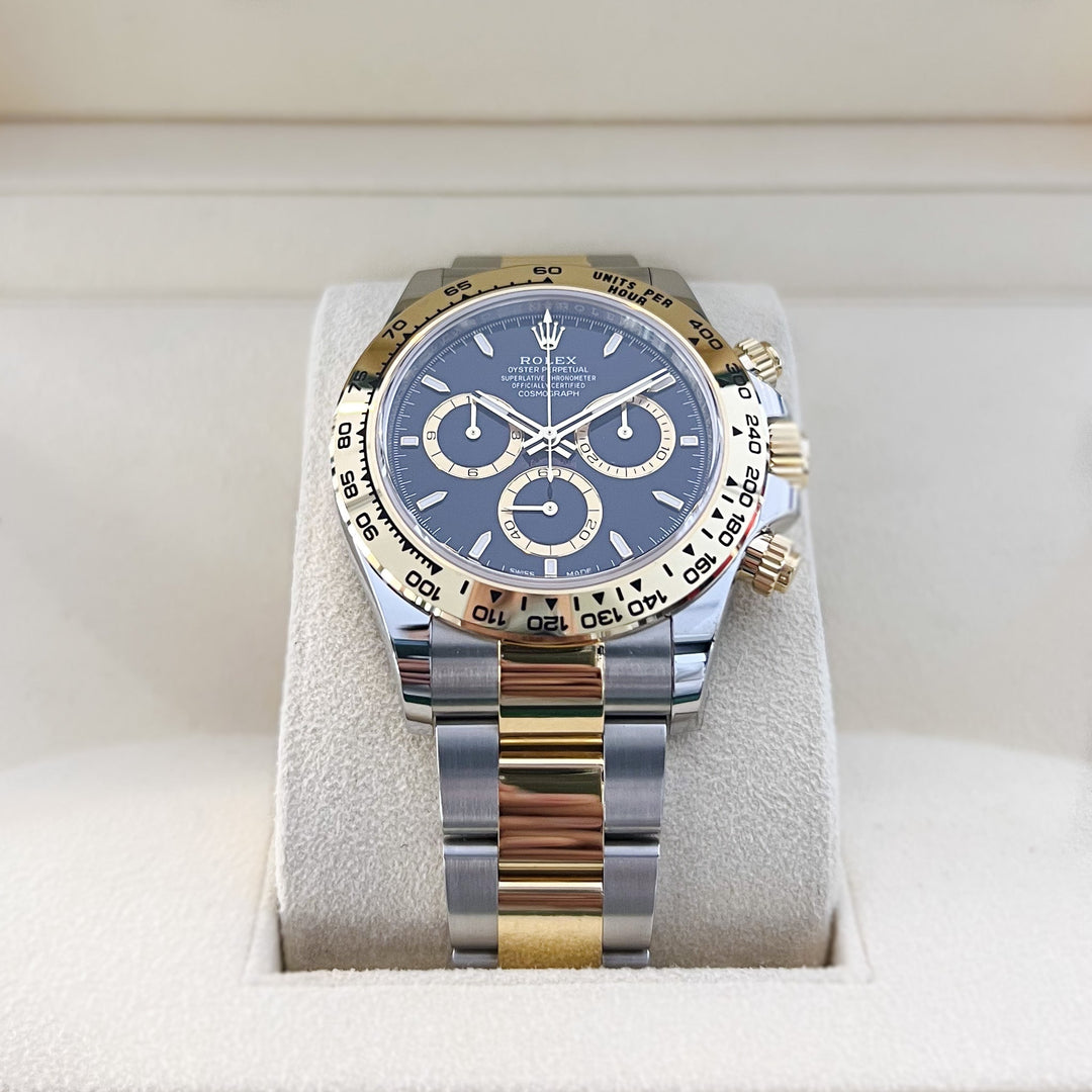 Rolex Cosmograph Daytona 40mm Steel/YG Black Dial Stick Markers 2024 Ref m126503-0003 (#780)