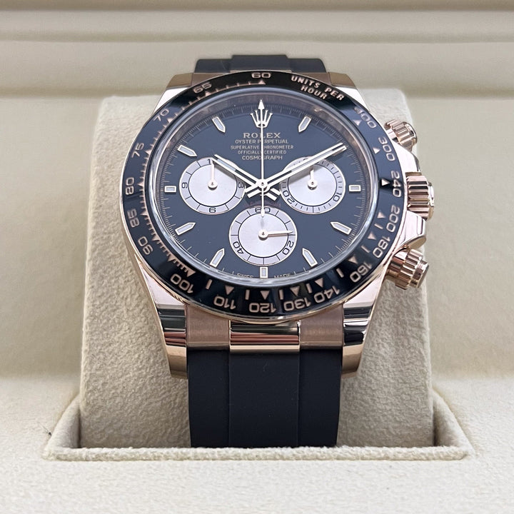 Rolex Cosmograph Daytona 40mm RG Black Dial Stick Markers 2024 Ref m126515ln-0002 (#896)