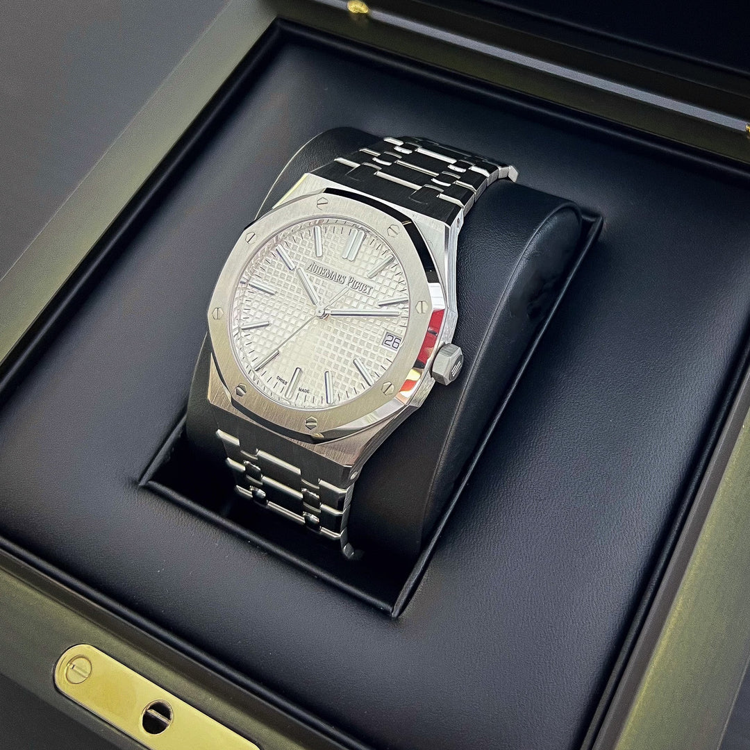 Audemars Piguet Royal Oak 41mm Steel Silver Dial Stick Markers 2024 Ref 15510ST.OO.1320ST.08 (#839)