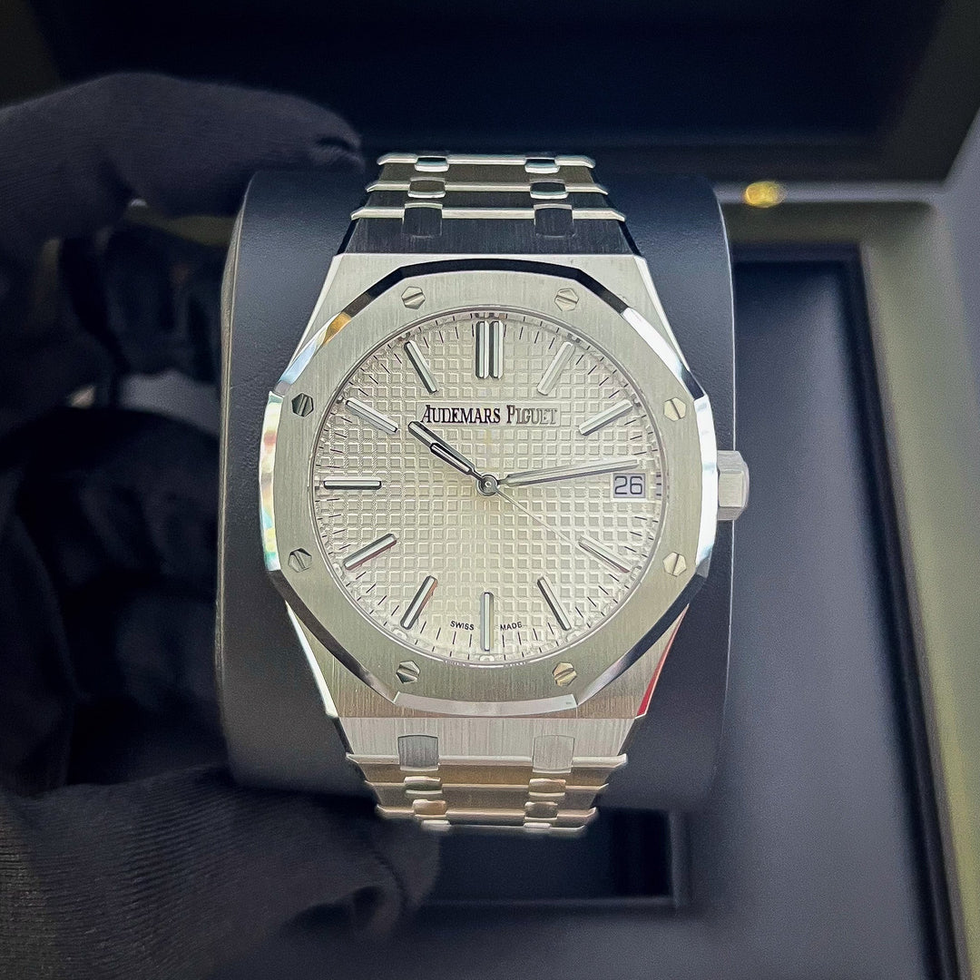 Audemars Piguet Royal Oak 41mm Steel Silver Dial Stick Markers 2024 Ref 15510ST.OO.1320ST.08 (#839)