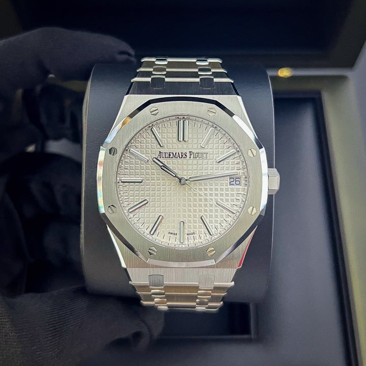 Audemars Piguet Royal Oak 41mm Steel Silver Dial Stick Markers 2024 Ref 15510ST.OO.1320ST.08 (#839)