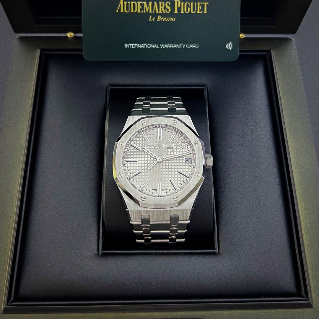 Audemars Piguet Royal Oak 41mm Steel Silver Dial Stick Markers 2024 Ref 15510ST.OO.1320ST.08 (#839)