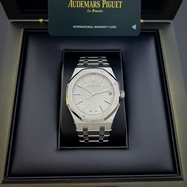 Audemars Piguet Royal Oak 41mm Steel Silver Dial Stick Markers 2024 Ref 15510ST.OO.1320ST.08 (#839)