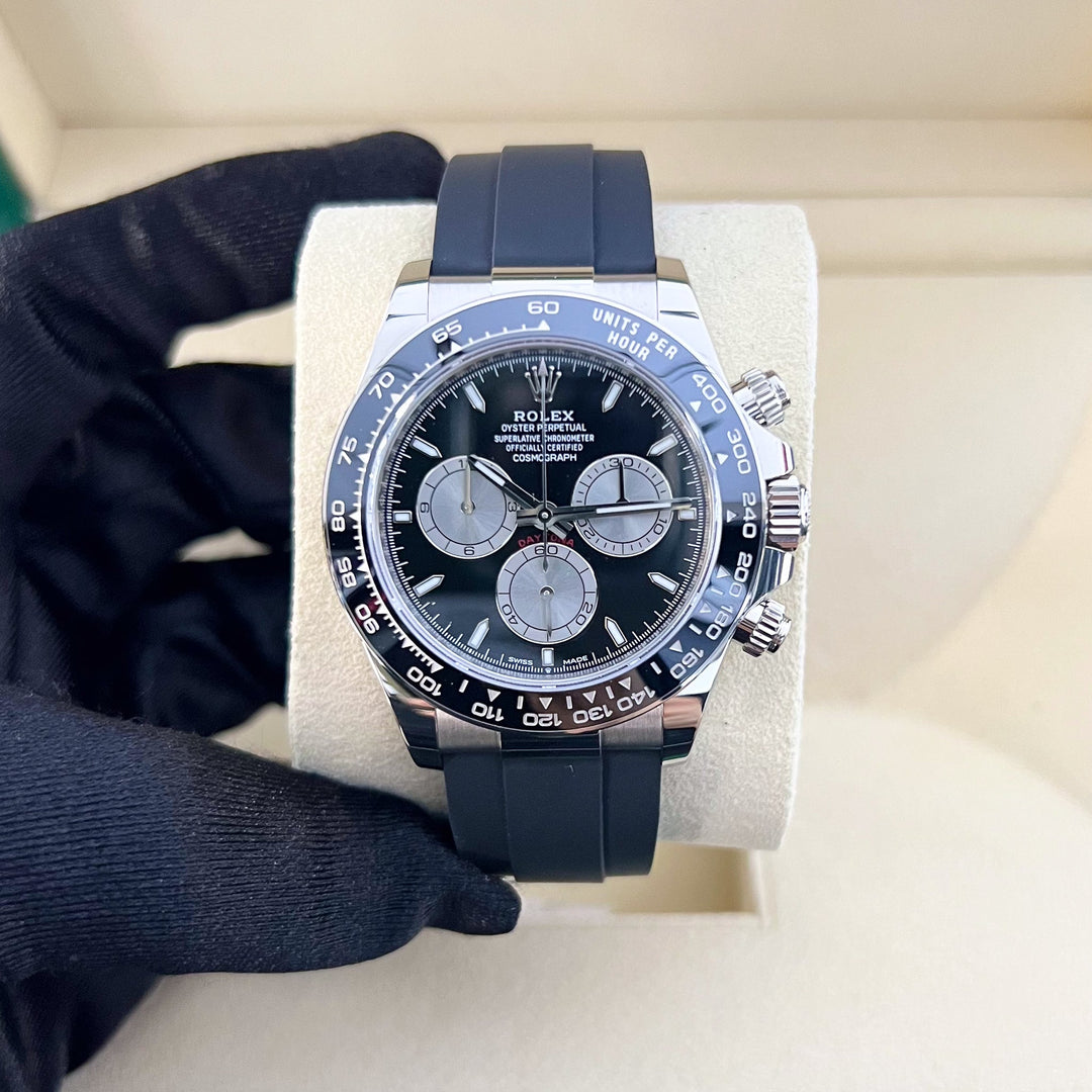 Rolex Cosmograph Daytona 40mm WG Black Dial Stick Markers 2024 Ref m126519ln-0002 (#840)