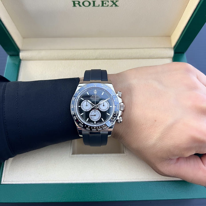 Rolex Cosmograph Daytona 40mm WG Black Dial Stick Markers 2024 Ref m126519ln-0002 (#840)