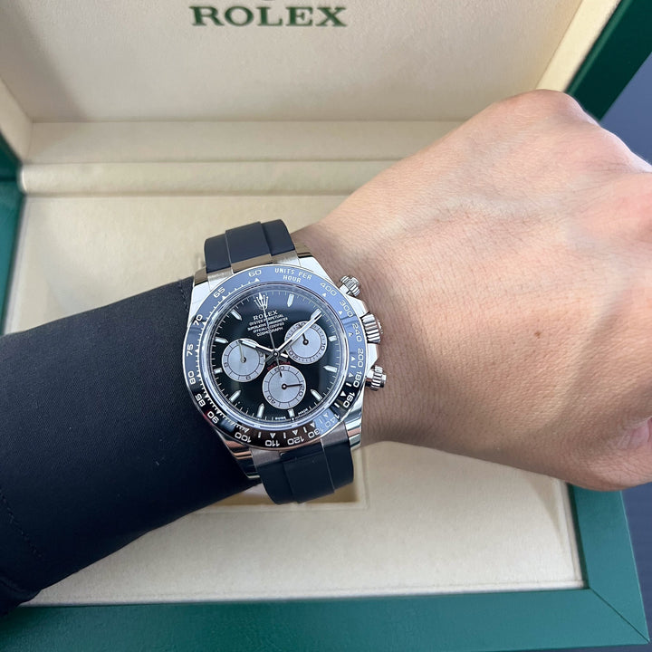 Rolex Cosmograph Daytona 40mm WG Black Dial Stick Markers 2024 Ref m126519ln-0002 (#840)