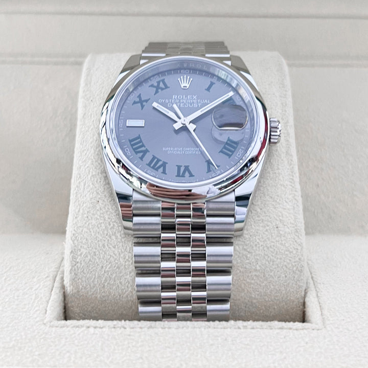 Rolex Datejust36 36mm Steel Slate Dial Numeral Markers 2025 Ref m126200-0017 (#891)