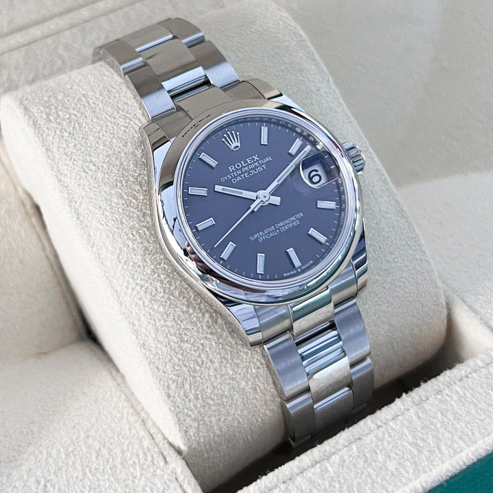 Rolex Datejust31 31mm Steel Dark Grey Dial Stick Markers 2025 Ref m278240-0009 (#892)