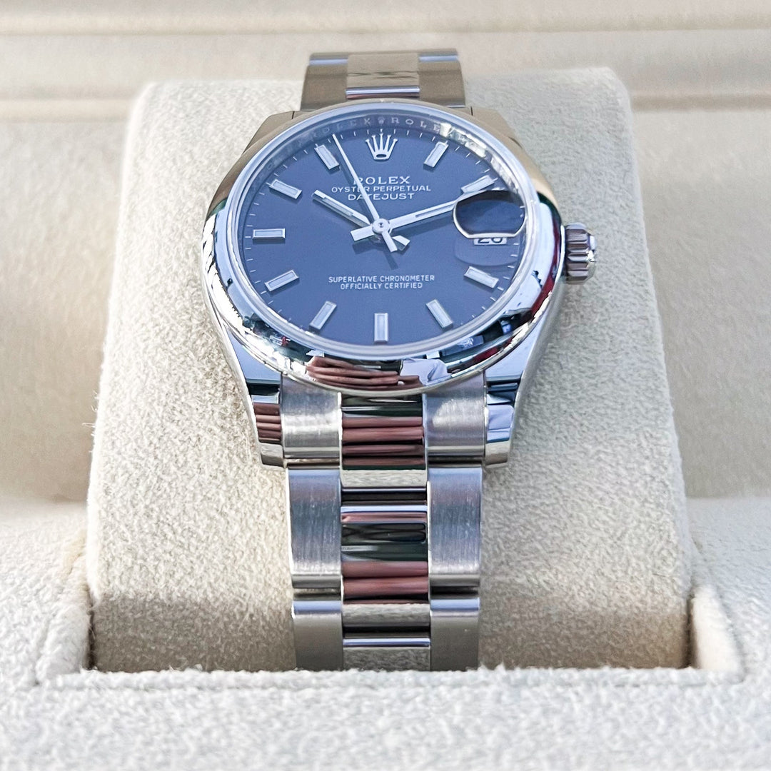 Rolex Datejust31 31mm Steel Dark Grey Dial Stick Markers 2025 Ref m278240-0009 (#892)