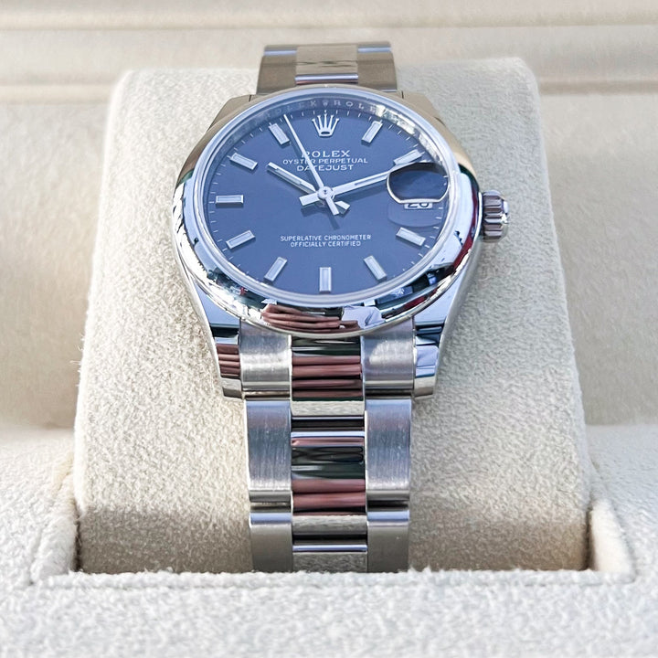 Rolex Datejust31 31mm Steel Dark Grey Dial Stick Markers 2025 Ref m278240-0009 (#892)