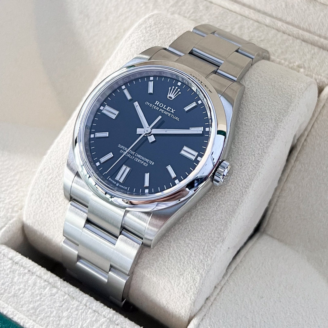 Rolex Oyster Perpetual36 36mm Steel Black Dial Stick Markers 2025 Ref m126000-0002 (#894)