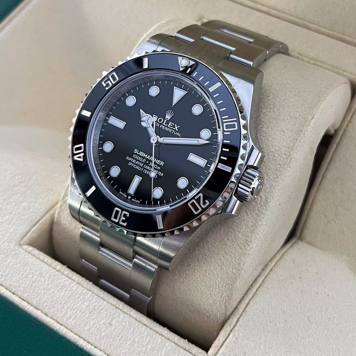 Rolex Submariner-NoDate 41mm Steel Black Dial Button Markers 2025 Ref m124060-0001 (#904)