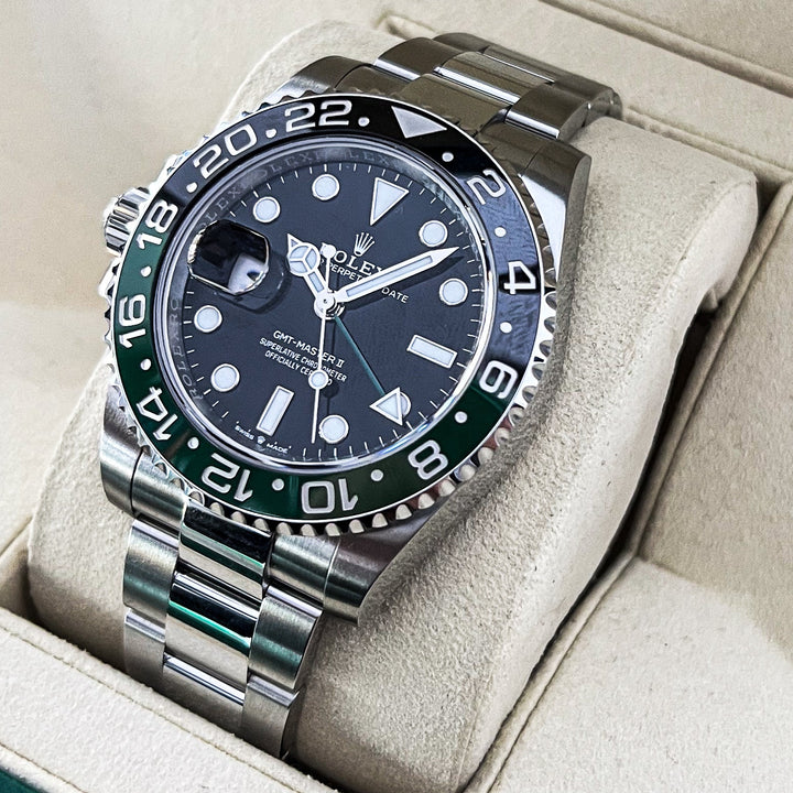 Rolex GMT-Master II 40mm 'Sprite' Steel Black Dial Button Markers 2025 Ref m126720vtnr-0001 (#902)