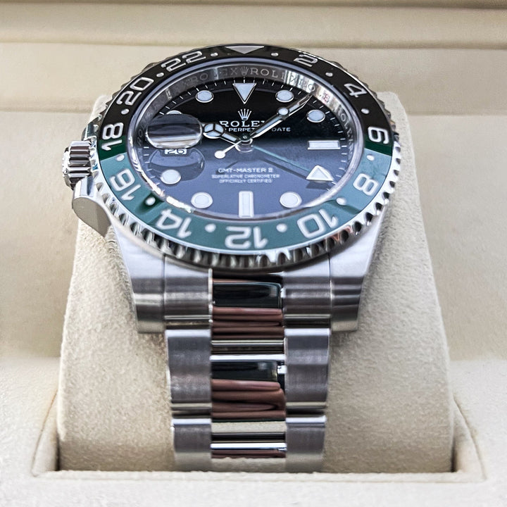 Rolex GMT-Master II 40mm 'Sprite' Steel Black Dial Button Markers 2025 Ref m126720vtnr-0001 (#902)