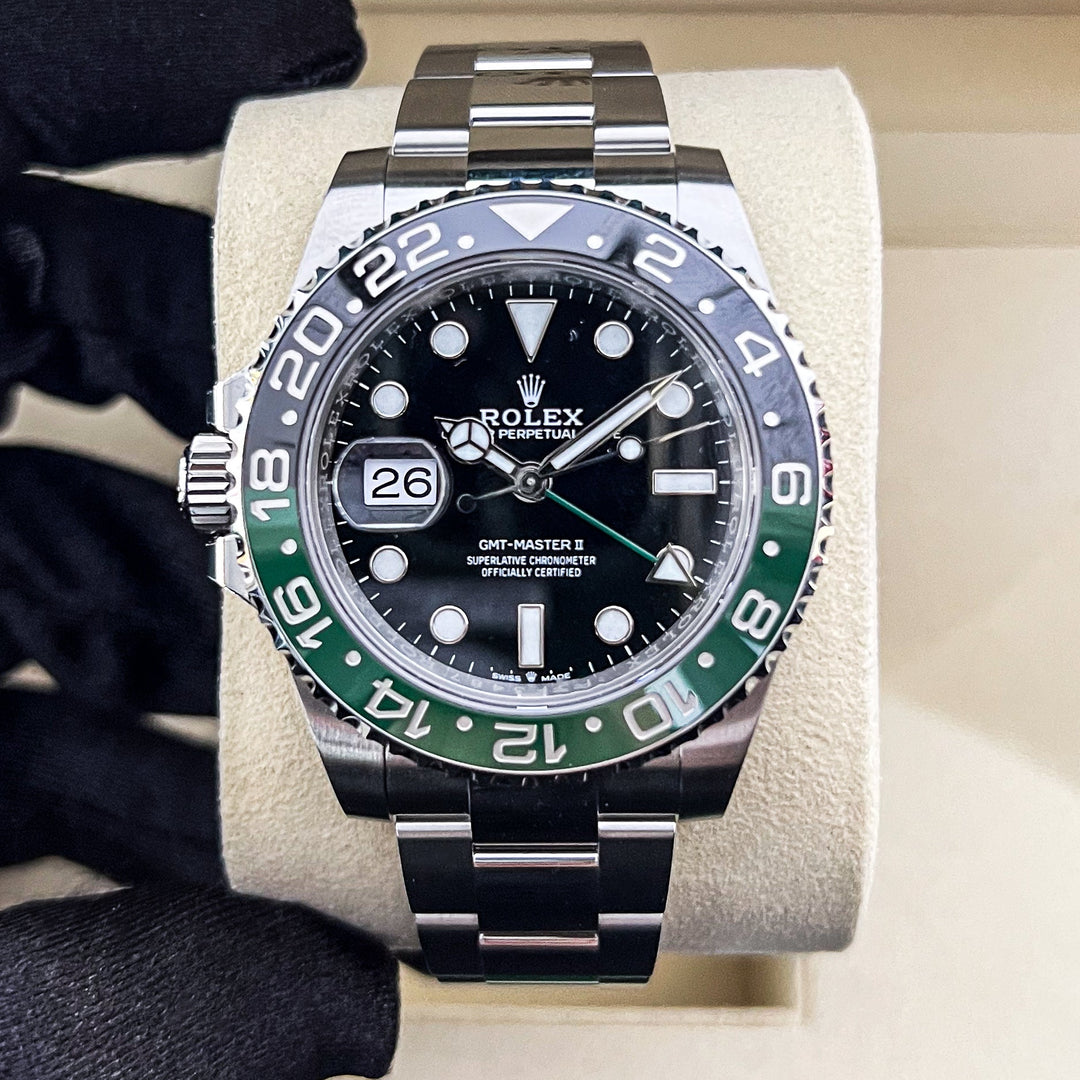 Rolex GMT-Master II 40mm 'Sprite' Steel Black Dial Button Markers 2025 Ref m126720vtnr-0001 (#902)