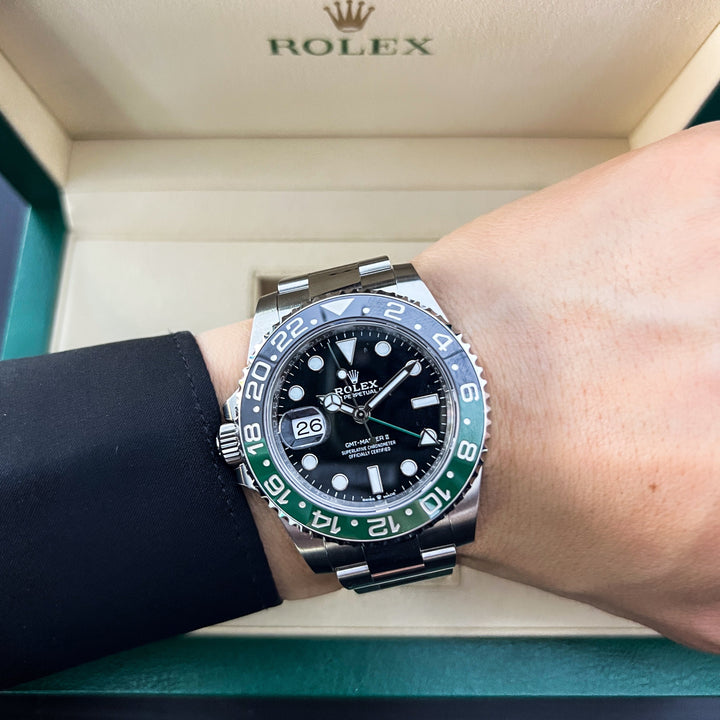 Rolex GMT-Master II 40mm 'Sprite' Steel Black Dial Button Markers 2025 Ref m126720vtnr-0001 (#902)