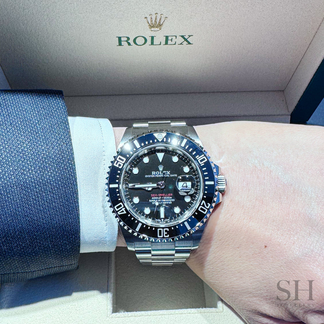 Rolex Sea-Dweller 43mm Steel Black Dial Button Markers 2024 Ref m126600-0002 (#753)