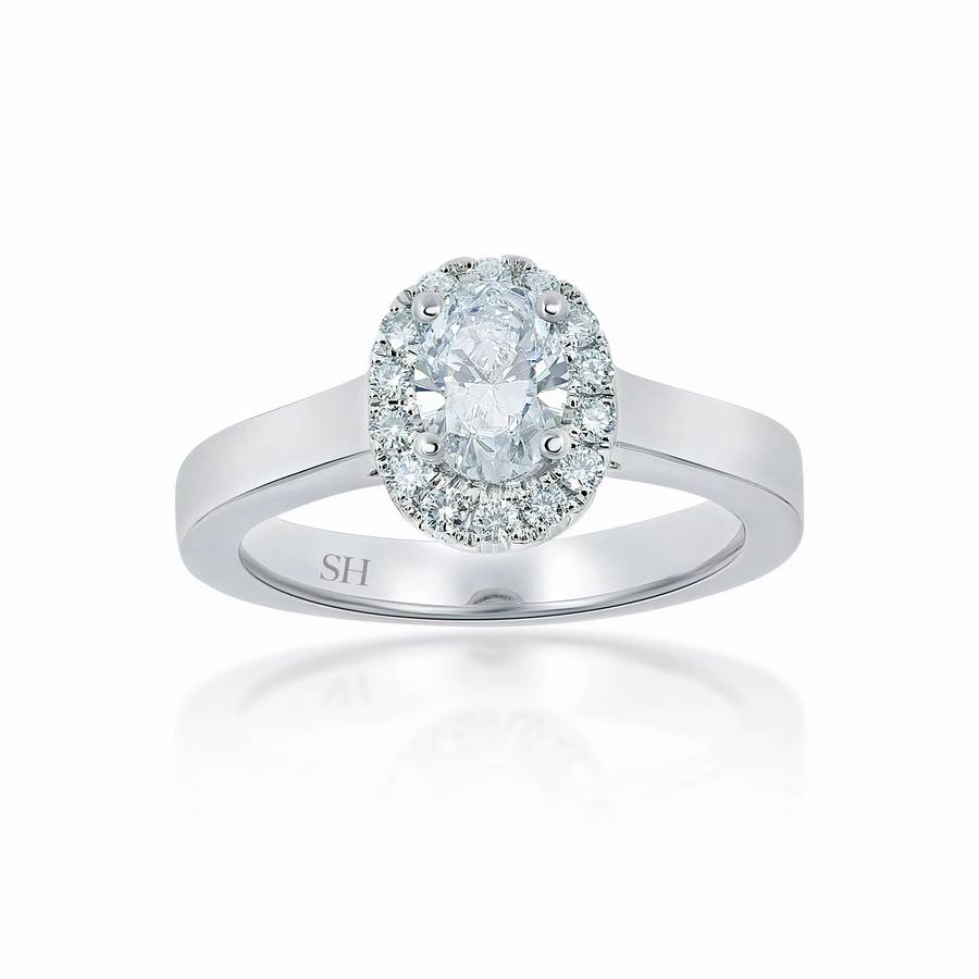 Pictured with 0.41ct diamond|option:Carats=0.40 carat|thumb_caption:0.41 carat