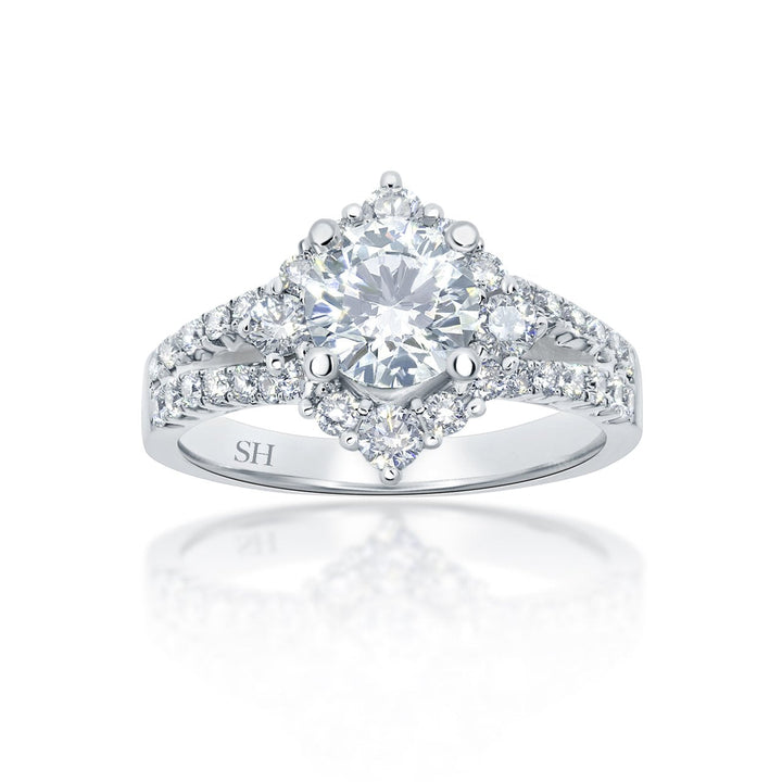 Pictured with 1.01ct diamond|option:Carats=1.0 carat|thumb_caption:1 caratPictured with 1.01ct diamond|option:Carats=1.00 carat|thumb_caption:1 carat|thumb_group:1