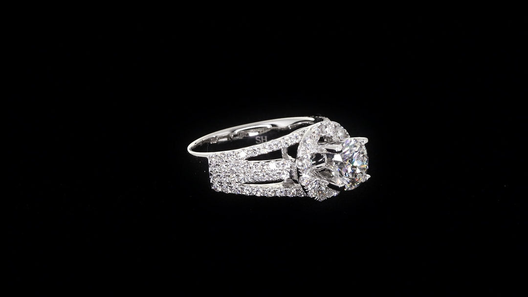 video:tK8Ai9iAEYI|video360:true|caption:Shown with 1.30ct diamond.|option:Carats=1.3 carat|thumb_caption:1.30 carat