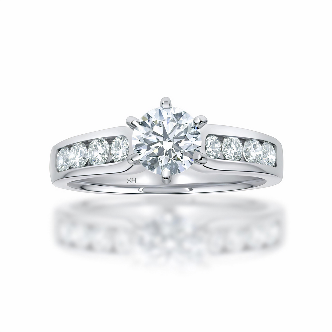 Pictured with 0.80ct diamond|option:Carats=0.80 carat|thumb_caption:0.80 carat